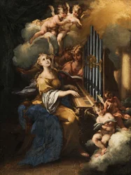 Sainte Cécile à l